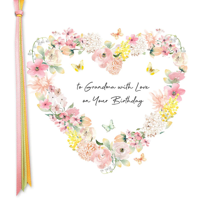 Nan With Love Birthday Card