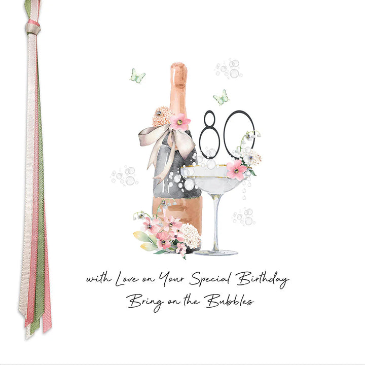 80 With Love on Your Special Birthday (Flowers) Card