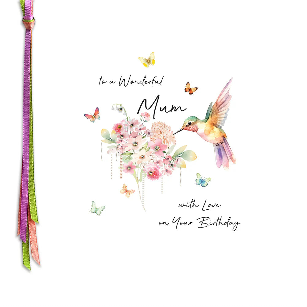 To A Wonderful Mum With Love On Your Birthday Card