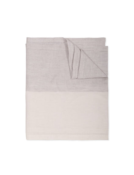 Linen Hazleton Stripe Runner - Flint