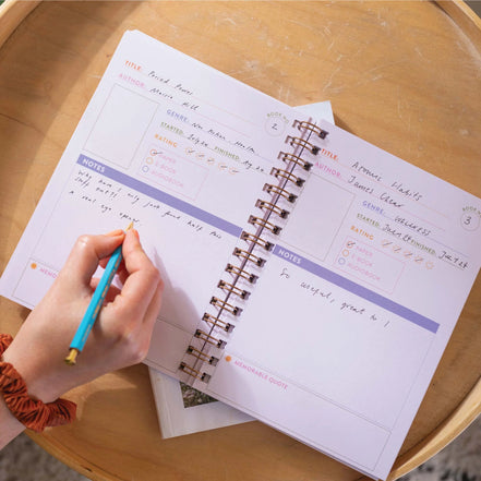 A5 Reading Hardcover Journal