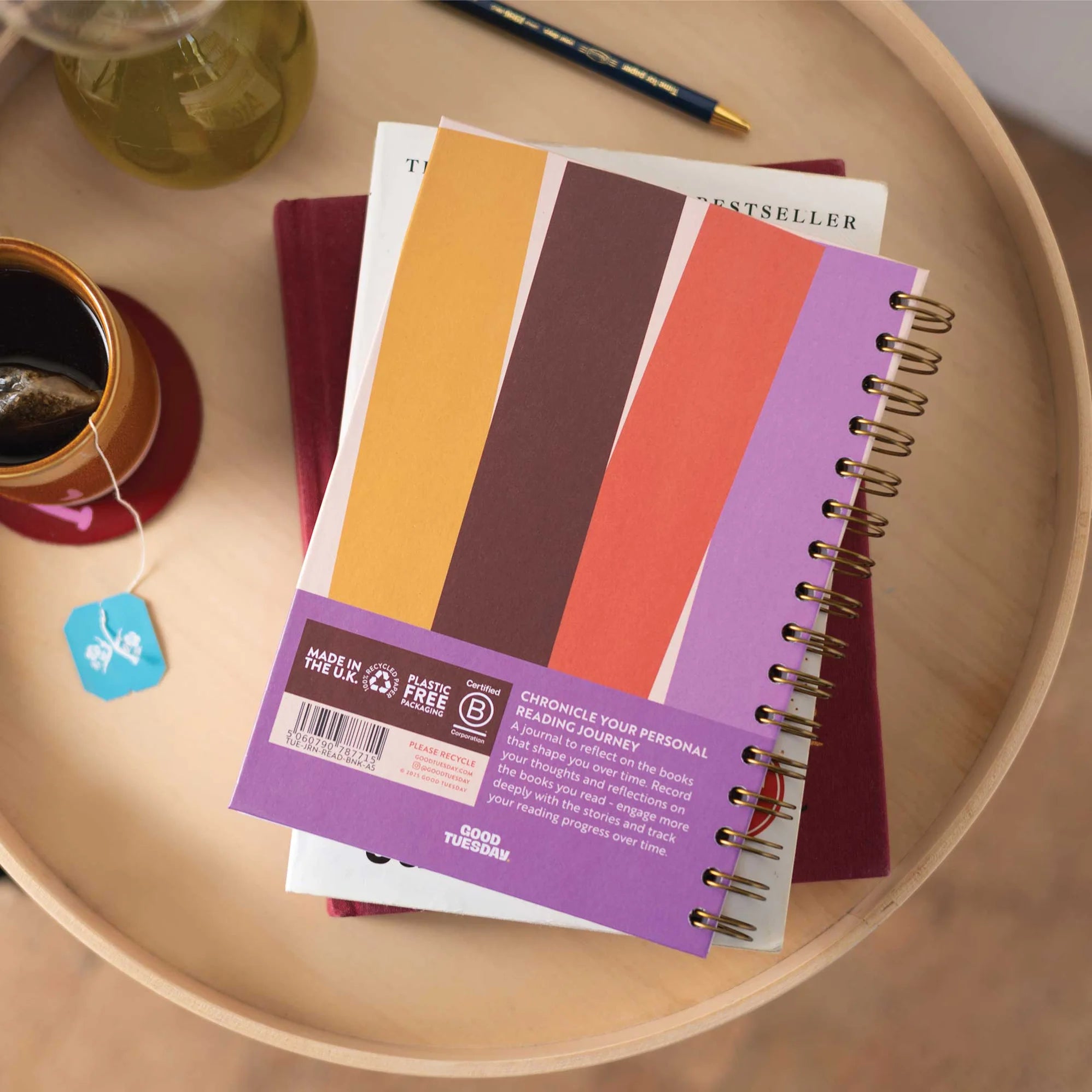 A5 Reading Hardcover Journal