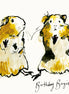 Birthday Boogie Guinea Pig Card