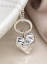 Sterling Silver Heart on Ring Necklace