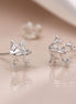 Sterling Silver Tree Frog Stud Earrings