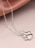 Sterling Silver Tiny Paw Print Necklace