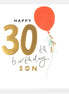 Happy 30th Birthday Son Birthday Card