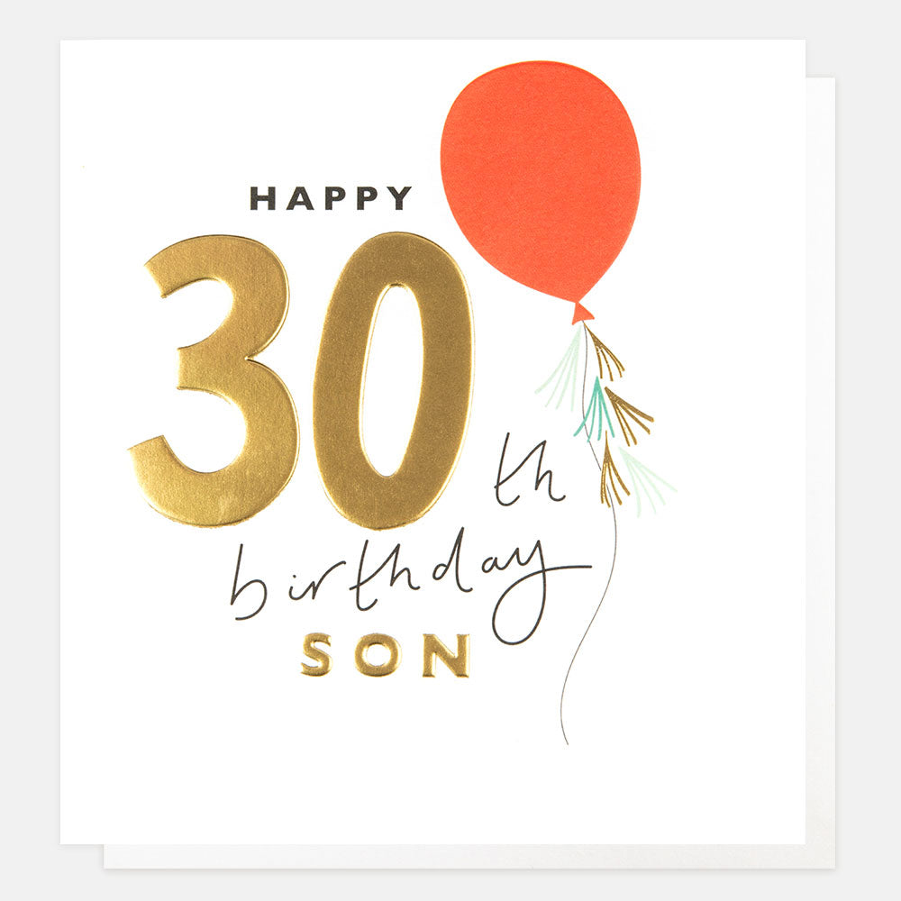 Happy 30th Birthday Son Birthday Card