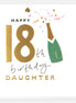 Happy 18th Birthday Daughter Birthday Card