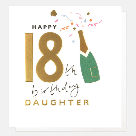 Happy 18th Birthday Daughter Birthday Card
