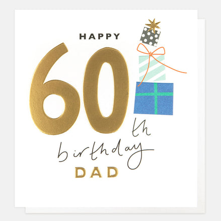 Happy 60th Birthday Dad Birthday Card
