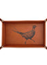 Leather Trinket Tray - Pheasant