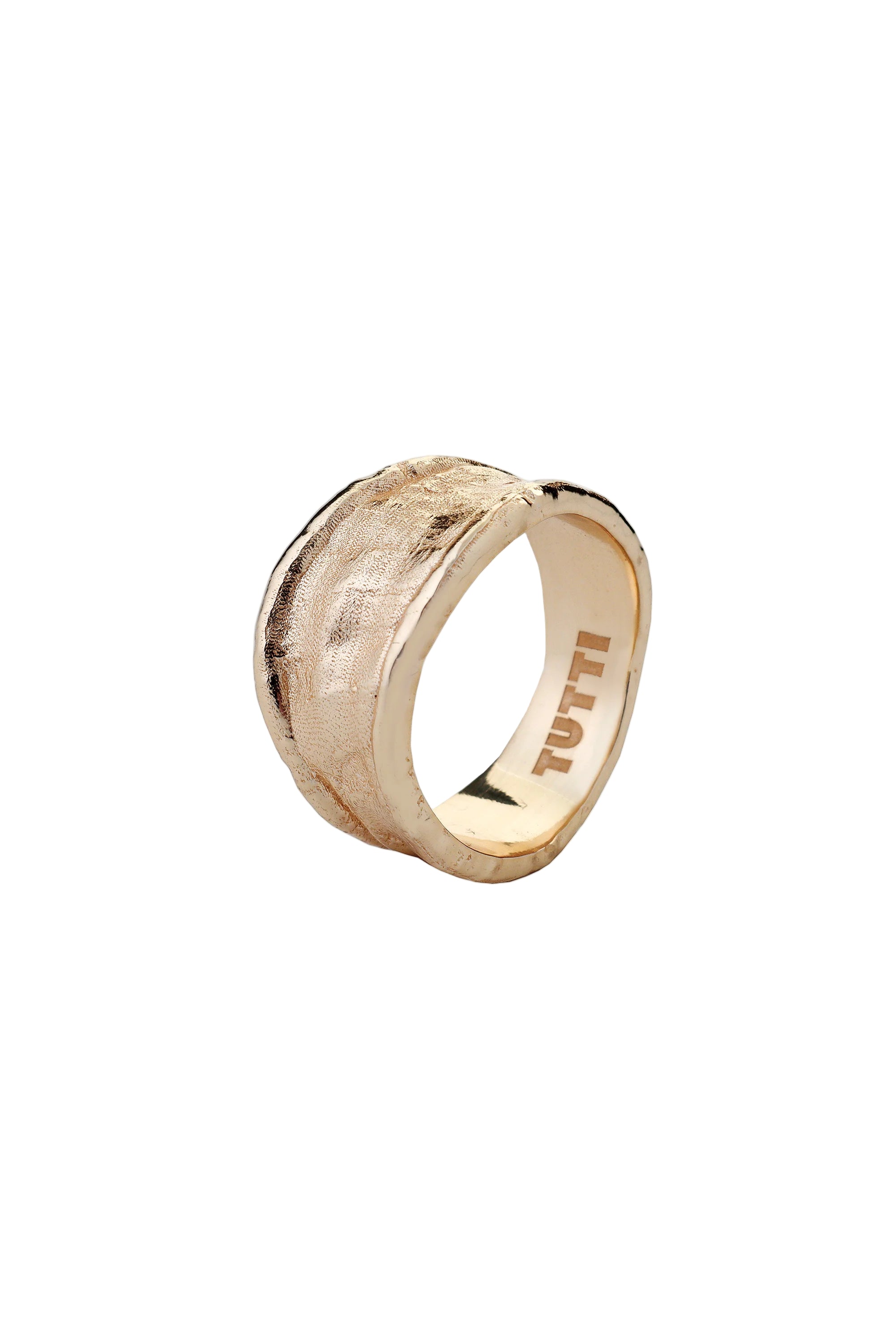 Medium Driftline Ring - Gold