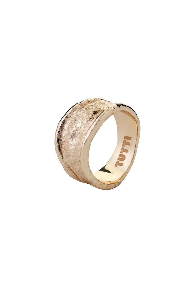 Medium Driftline Ring - Gold