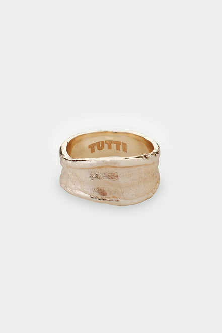 Medium Driftline Ring - Gold