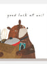 Good Luck At Uni! Bear Card