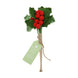 Holly Christmas Crochet Sprigs - 3 Pack