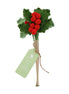 Holly Christmas Crochet Sprigs - 3 Pack