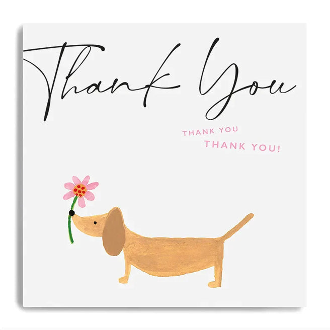 thank you-sausage dog