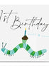 1st Birthday – Caterpiller Birthday Card
