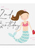 2nd Birthday – Mermaid Birthday Card