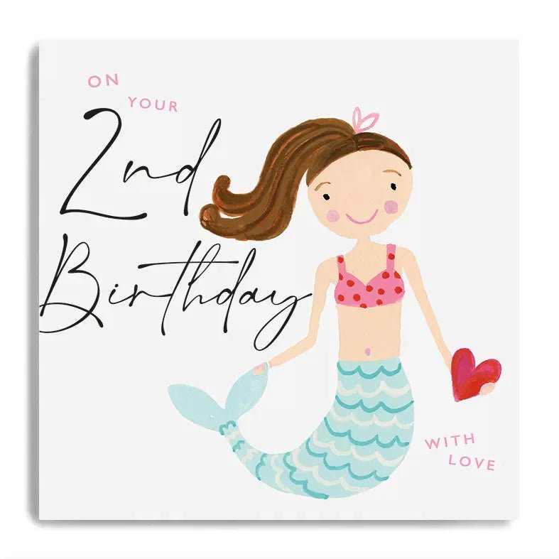 2nd Birthday – Mermaid Birthday Card