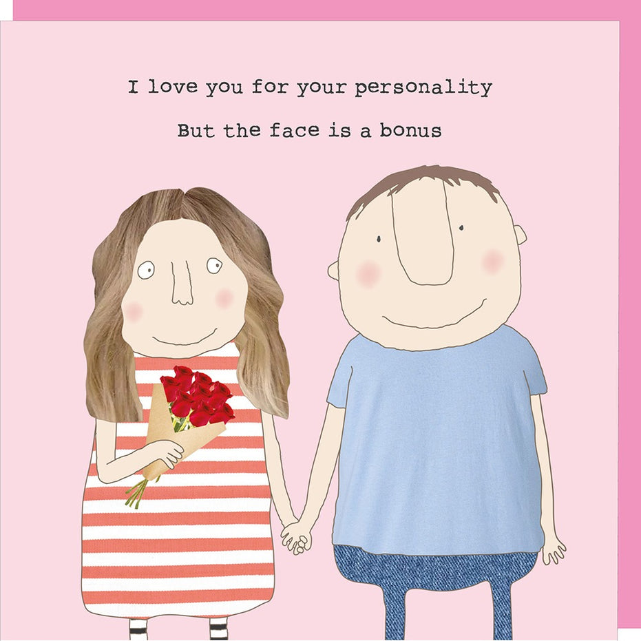 Face Bonus Valentine’s card