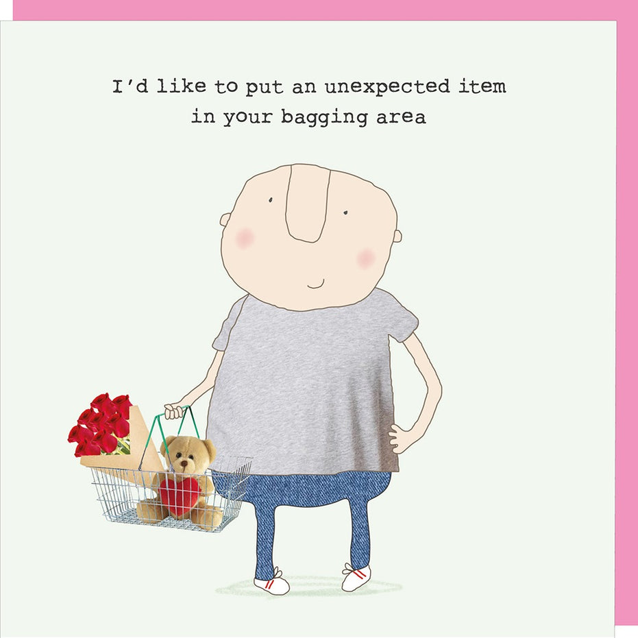 Bagging Area Valentine’s card