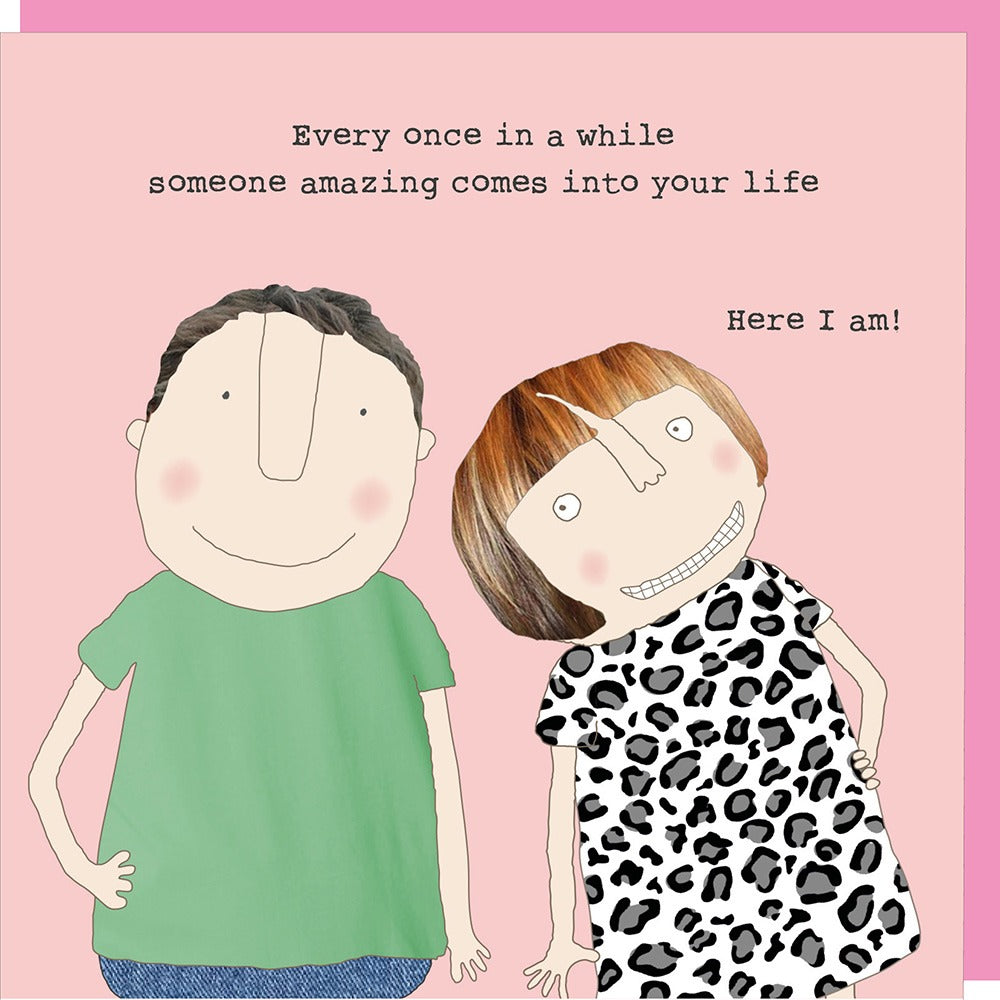 Here I Am Valentine’s card