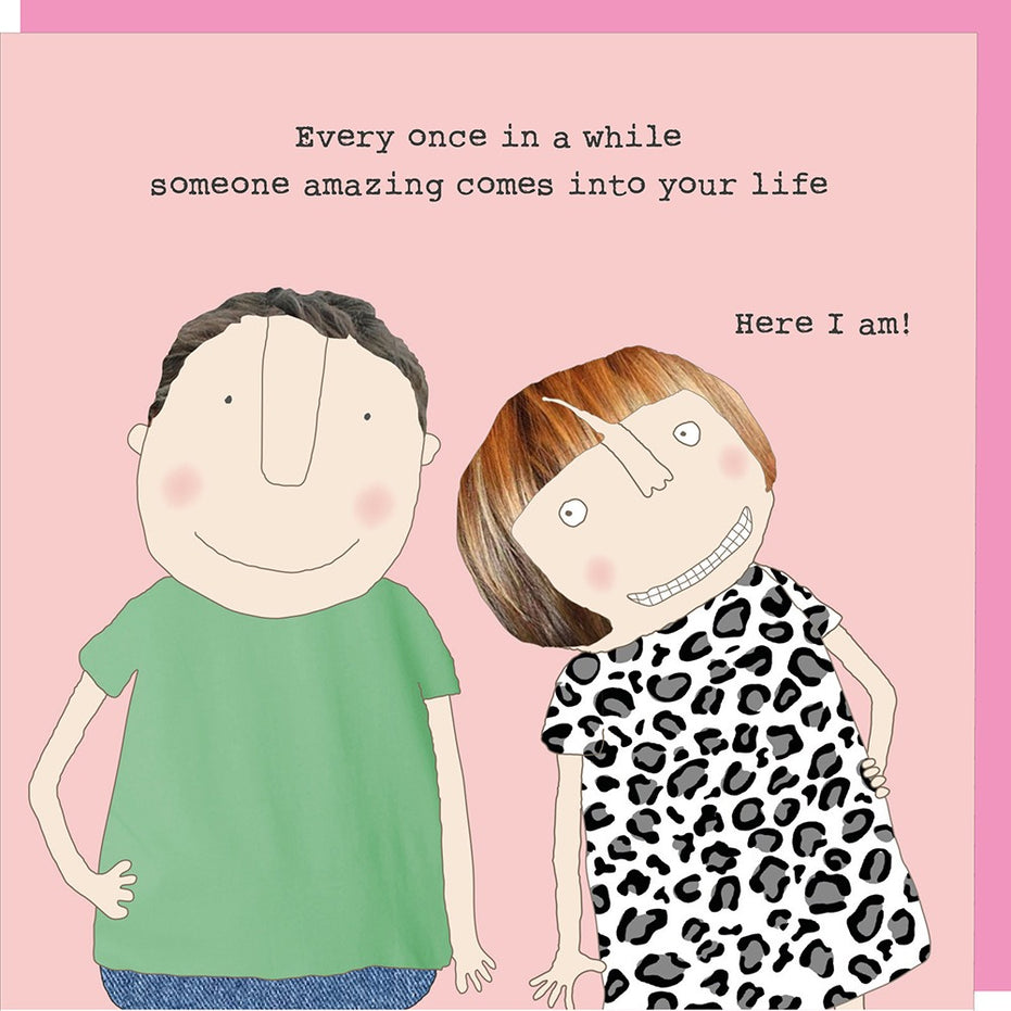 Here I Am Valentine’s card