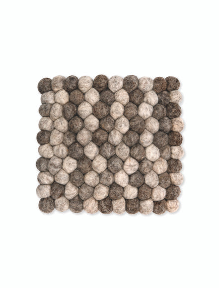 Felt Southwold Square Trivet - Grey