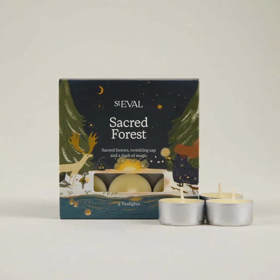 Christmas Sacred Forest Tealight Candles