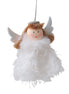 9cm White Angel Tree Decoration