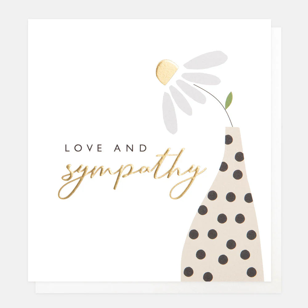 Love and Sympathy Spotty Card