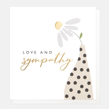 Love and Sympathy Spotty Card