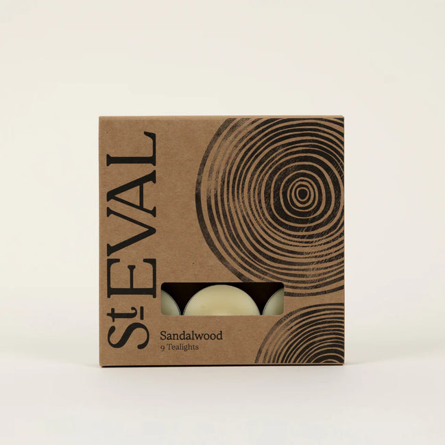 St Eval Sandalwood Tealights