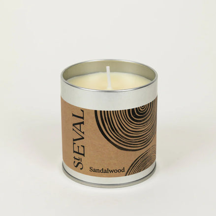 St Eval Sandalwood Tin Candle