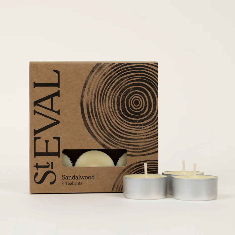 St Eval Sandalwood Tealights