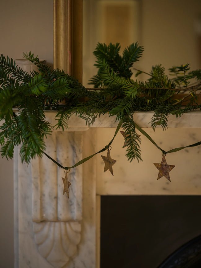 Star Garland on Vevet Ribbon