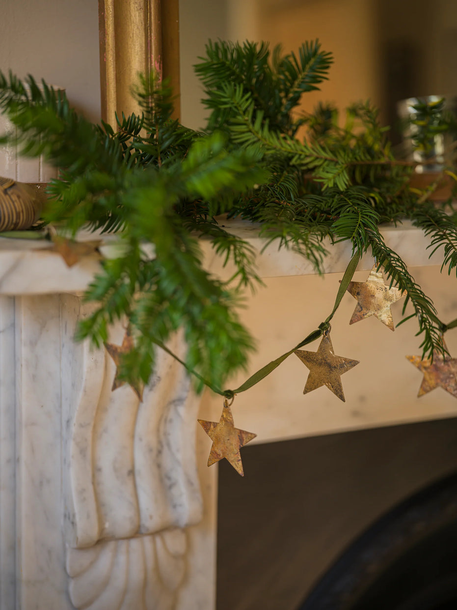 Star Garland on Vevet Ribbon