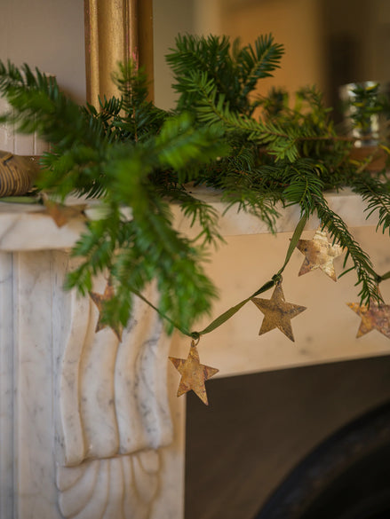 Star Garland on Vevet Ribbon