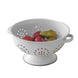 Enamel Colander - White