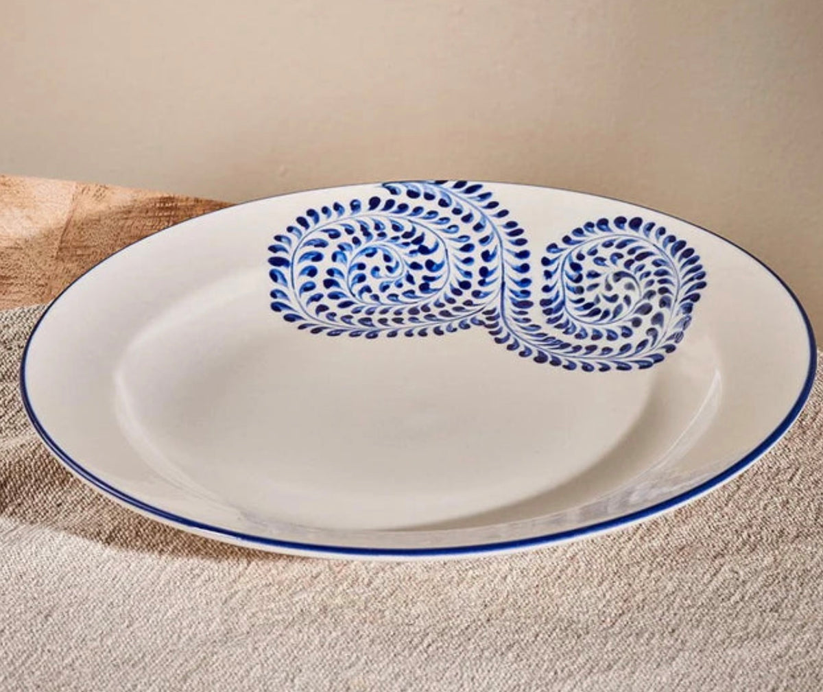 Eshani Ceramic Side Plate - Indigo
