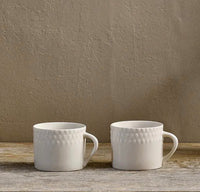 Ela Mug Set of Two - Cream - Small