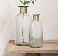 Chara Hammered Bottle Vase - Large