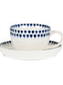 Indigo Drop Cup & Saucer