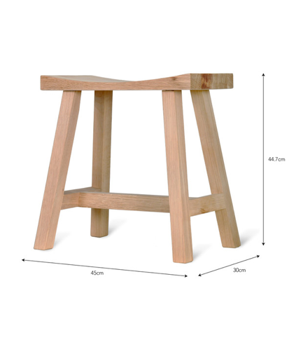 Natural Clockhouse Stool