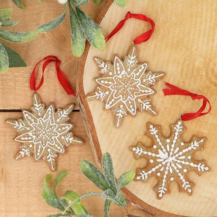 *Gingerbread Snowflake Decoration