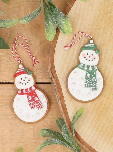 Gingerbread Snowman Decoration