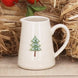 Stoneware Mini Jug with Green Tree